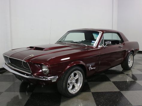 Red Mustang, 1968 Ford Mustang, Old Vintage Cars, 1966 Ford Mustang, Mustang Cars, Classy Cars, Fancy Cars, Pretty Cars, Future Car