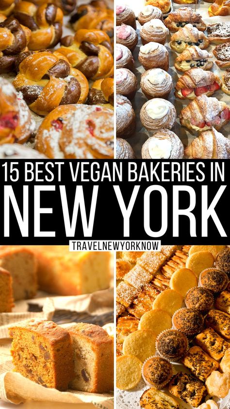 15 Best Vegan Bakeries in NYC According to a Local in 2023 Best Vegan Cake, Vegan New York, Places To Eat Nyc, Gluten Free Nyc, Cheap Eats Nyc, Best Vegan Food Nyc, Dairy Free Deserts, Nyc Vegan, New York Vegetarian Restaurant