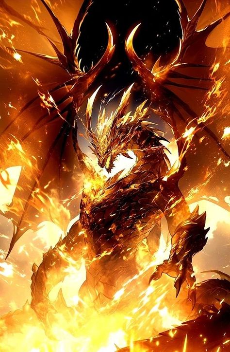 Demon Dragon Fantasy Art, Bahamut Dragon, Dragon Transformation, Fantasy Dragon Art, Chaos Dragon, Dragon Poses, Dragon God, Elemental Dragons, Dark Souls Artwork