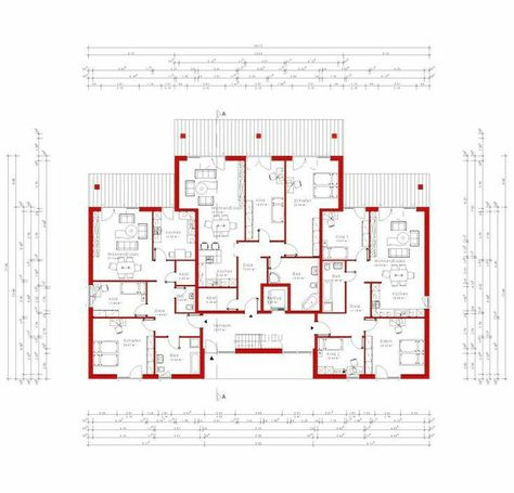 Penthouse Apartment Floor Plan, Hotel Room Plan, Residential Building Plan, Architecture Program, Apartment Floor Plan, Beach House Plans, Apartment Floor Plans, Floor Plan Layout, House Layout Plans