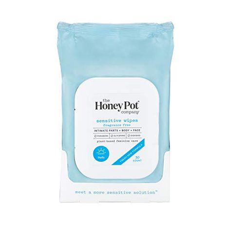 Honey Pot Sensitive, The Honey Pot, Feminine Wipes, Shea Butter Oil, Female Hygiene, Sanitary Towels, Natural Probiotics, Feminine Wash, Chamomile Oil