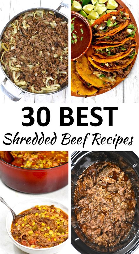 Shredded Beef Freezer Meals, Shredded Beef Mexican Casserole, Leftover Mexican Shredded Beef Recipes, Pulled Beef Leftover Recipes, Shredded Beef Leftover Ideas, Canned Roast Beef Recipes Dinners, Trader Joe’s Shredded Beef, Roast Beef Ideas Meals, Dinner Ideas With Shredded Beef