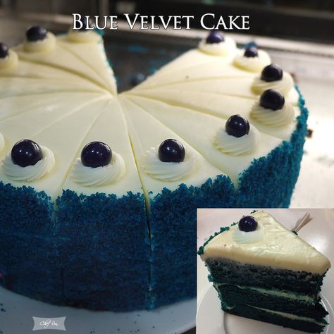 Blue-Velvet-Cake Blue Velvet Cake, Blue Velvet Cakes, Bolo Red Velvet, Baking Cocoa, Gateaux Cake, Marshmallow Creme, White Cake Mixes, Velvet Cake, Box Cake