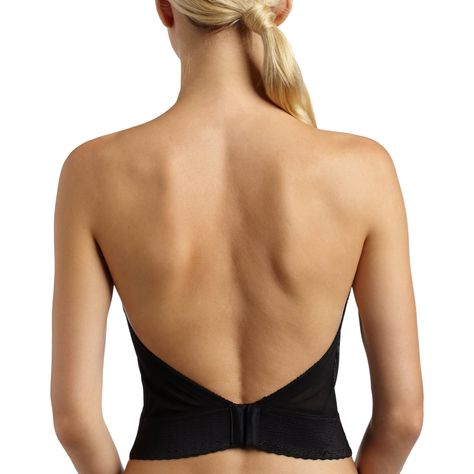 Carnival Women's Invisible Plunge Longline - Amazon -- I searched everywhere for a low-back or clear back bra for a holiday dress. They are nowhere to be found at the mall. Woman Back Pose, Body Templates, Mode Poses, Woman's Back, Body Template, Body Photography, Body References, Anatomy References, Woman Back