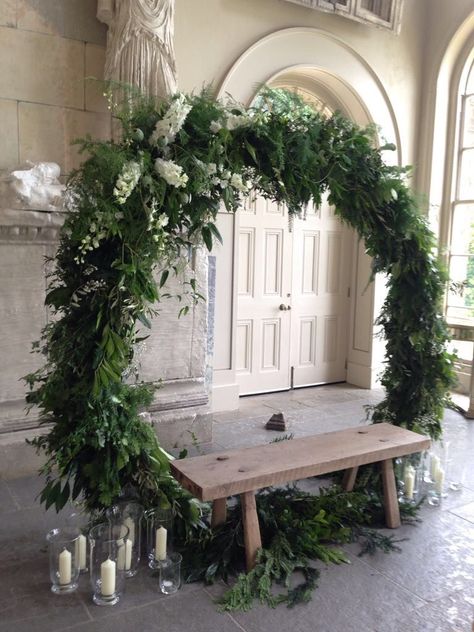 Boho Floral Wedding Arch  #weddings #weddingcolors #weddingideas #springwedding #himisspuff #neutral #greenery #greeneryweddings Floral Wedding Arch, Flower Fairy Lights, Boho Floral Wedding, Country Wedding Flowers, Wedding Arbors, Wedding Arbor, Maroon Wedding, Foliage Wedding, Wedding Arbour