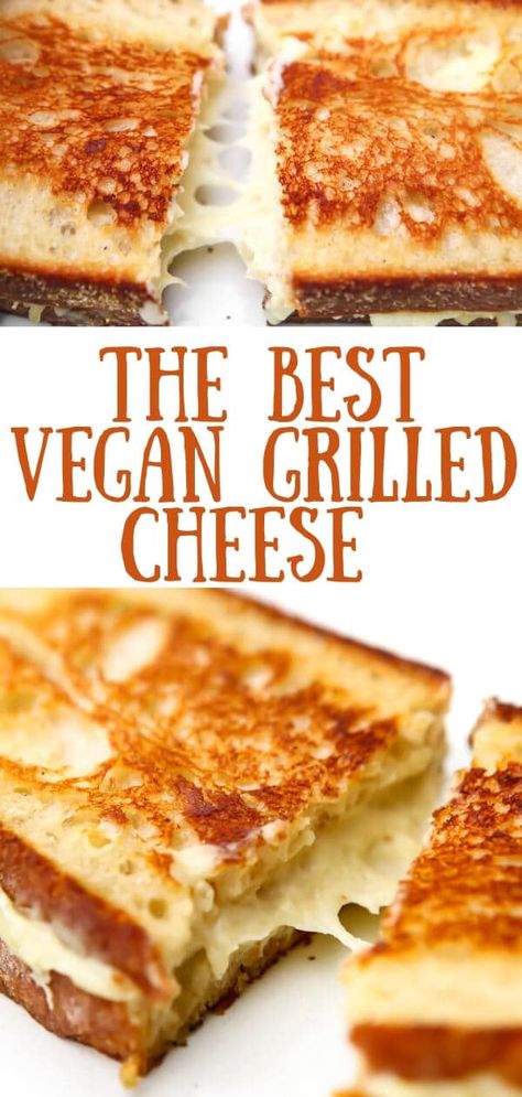 Dairy Free Grilled Cheese Sandwich, Vegan Grilled Cheese Recipes, Gluten Free Dairy Free Grilled Cheese, Sandwich Recipes Dairy Free, Vegan Grilled Sandwiches, Vegan Cheese That Melts, Vegan American Cheese, Vegan Hot Sandwiches, Vegan Cheese Bread