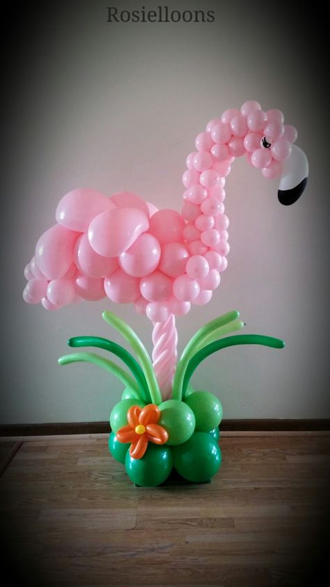 Flamingo Balloon Arch, Luau Balloons, Balloon Flamingo, Tropical Balloons, Balloon Topiary, Flamingle Party, Flamingo Balloons, Pink Flamingo Party, Tropical Theme Party