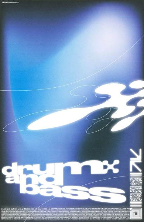 90s drum and bass flyer by jvstin Y2k Graphic Design Blue, Drum N Bass Aesthetic, Drum And Bass Poster, 90s Design Aesthetic, Frutiger Aero Graphic Design, Frutiger Aero Poster, Dnb Wallpaper, Blue Graphic Design Poster, Drum And Bass Aesthetic