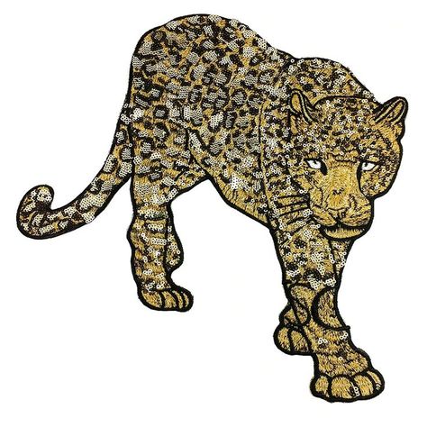 Sequin Appliques, Embroidery Patch, Embroidery Patches, Sew On, Beaded Embroidery, Embroidered Patches, Appliques, Lion Sculpture, Sequin