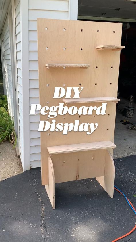 DIY Pegboard Display | Craft booth displays, Craft booth display, Craft fair booth display Diy Pegboard Display, Craft Fair Booth, Diy Pegboard, Vendor Booth Display, Craft Fair Booth Display, Pegboard Display, Stall Display, Craft Show Booths, Craft Market Display