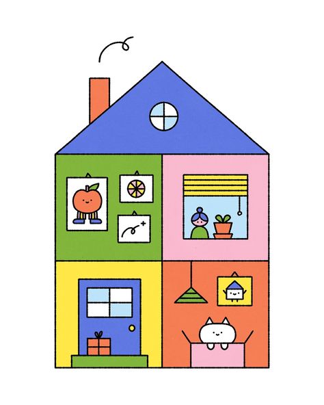 a little home for you and me 🏠 . . . . . #artistofinstagram #illustrated #happydrawing #illustration #illustratie #womeninart #digitalart #digitaldrawing #drawingoftheday #draweveryday Cute Home Illustration, Cute Home Drawing, Sticker Illustration Design, Home Illustration, Bee Flower, Procreate Illustration, Illustration Kids, Shirt Illustration, House Illustration