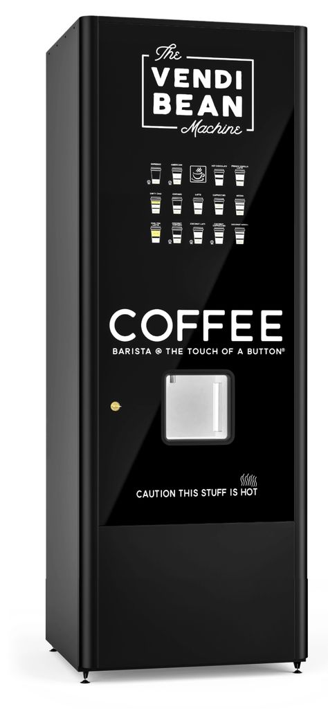 Barista @ The Touch of a Button | Vendibean – VendiBean Tea Vending Machine, Coffee Vending Machine Design, Coffee Machine Capsule, Vending Business, Luxury Vending Machine, Vending Machine Design, Coffee Vending Machines, Craft Coffee, Service Industry