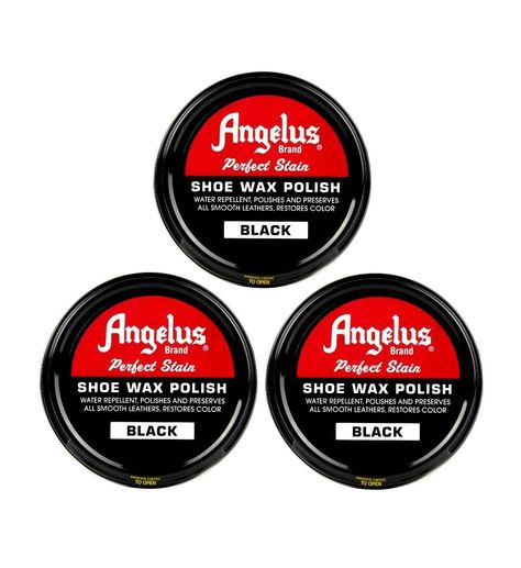 Angelus Shoe Polish Pack Black Shoe Wax, Shoe Polish, Smooth Leather, Shoes Jewelry, Shoe Jewelry, Wax, Leather, Quick Saves, Black