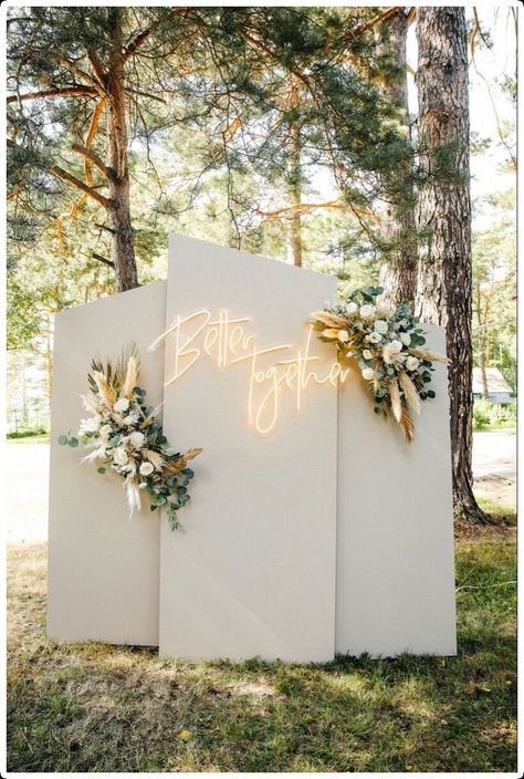 Better Together, Trees, Neon, Flowers, White