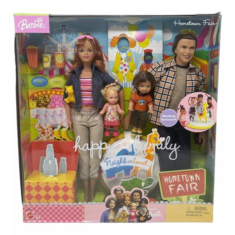 Barbie Happy Family Neighborhood Hometown Fair Set of 4 Dolls Rare Midge Allan | eBay Family Neighborhood, Sunshine Heart, Barbie Happy Family, Fair Work, Barbie Doll Set, Barbie I, Barbie Friends, Barbie Collection, Happy Family