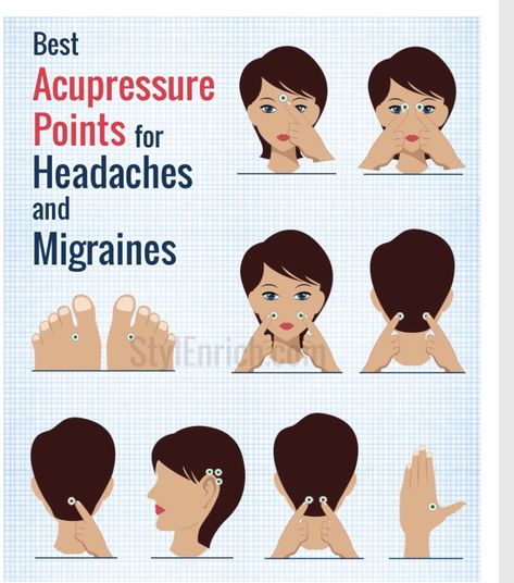 Acupressure Points For Headache, Tension Headache Relief, Natural Migraine Relief, Headache Relief Instant, Acupuncture Benefits, Massage Therapy Techniques, Migraine Pain, For Headaches, Headache Prevention