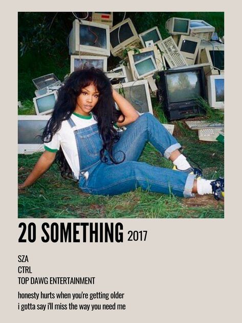 Sza Music, Sza Songs, Aesthetic Polaroid, 20 Something, Music Poster Ideas, Tattoo Videos, Music Covers, Tyler The Creator, Music Icon