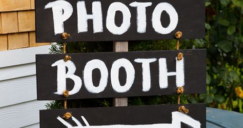 Say cheese! Let's talk about Photo Booths. Nowadays, Photo Booths are a popular entertainment feature at parties, receptions, and other events! Dia De Los Muertos Party Ideas, Outdoor Photo Booths, Diy Fotokabine, Magic Mirror Photo Booth, Photo Booth Business, Engagement Party Games, Mirror Photo Booth, Wedding Reception Fun, Photo Booth Sign