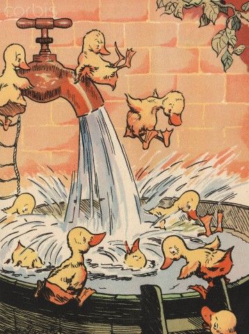 Bath Illustration, Blue Lantern, Storybook Art, Childrens Books Illustrations, Water Blue, Vintage Illustrations, Images Vintage, Fairytale Art, Book Illustrations