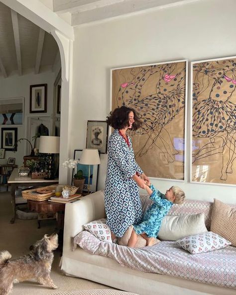 Rebecca de Ravenel on Instagram: "7.15 AM ☕️🧃with @lisacorti_official" Rebecca De Ravenel, Eclectic Interior Design, Eclectic Interior, Dream Decor, Future Baby, Cozy House, Wall Wallpaper, Home Interior Design, Interior And Exterior