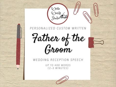 The Best Father of the Groom Speech Examples Father Of The Groom Speech, Rehearsal Dinner Speech, Father Of The Bride Speech, Groom Speech Examples, Speech Examples, Bride Speech, Groom's Speech, Father Of The Groom, Best Man Speech