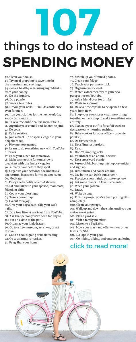 Yes!!!!!! 107 things to do when I feel like doing nothing and when I'm bored. Awesome money saving tips! What To Do When Bored, Productive Things To Do, When Im Bored, Things To Do When Bored, Budget Planer, Budgeting Money, Self Care Activities, New Energy, Self Improvement Tips