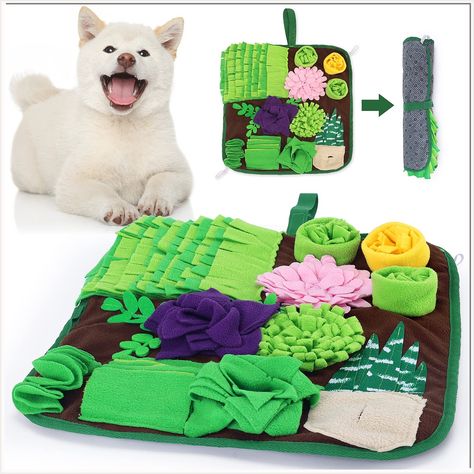 Succulent Snuffle Mat for Dogs Small Pets Treat Toy, Dog Enrichment Toys, Dog Puzzle, Slow Eating Mat, Foraging Mat for Rabbi Dog Enrichment Toys, Snuffle Mat For Dogs, Slow Eating, Snuffle Mat, Dog Enrichment, Dog Smells, Dog Puzzles, Dog Nose, Puppy Birthday