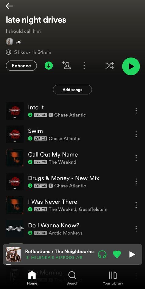 Late Night Drives Songs, Weeknd Playlist Name Ideas, Music Aesthetic The Weeknd, Spotify Playlist The Weeknd, Late Night Drives Aesthetic With Friends, Driving Playlist Names, Car Playlist Names, Late Night Drive Playlist, Car Drives Aesthetic