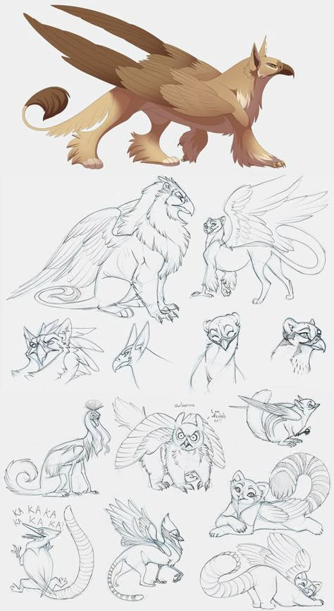 Mythical Animal, Creature Drawings, Fantasy Creatures Art, Mythical Creatures Art, Mythological Creatures, Creature Concept Art, Animal Sketches, 판타지 아트, Creature Concept