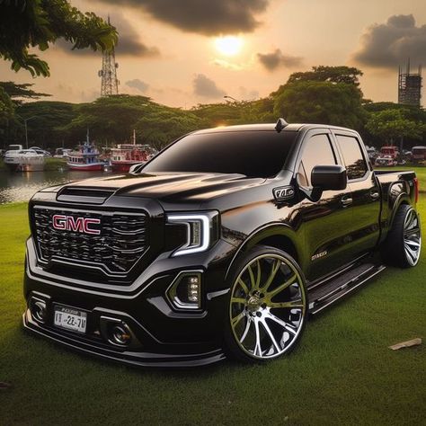 Gmc Trucks Sierra 1500, Gmc Lifted Trucks, Gmc Denali Truck, Chevy Trucks Lowered, Dream Cars Lexus, Custom Silverado, Corvette Race Car, Hummer Truck, Ford Super Duty Trucks