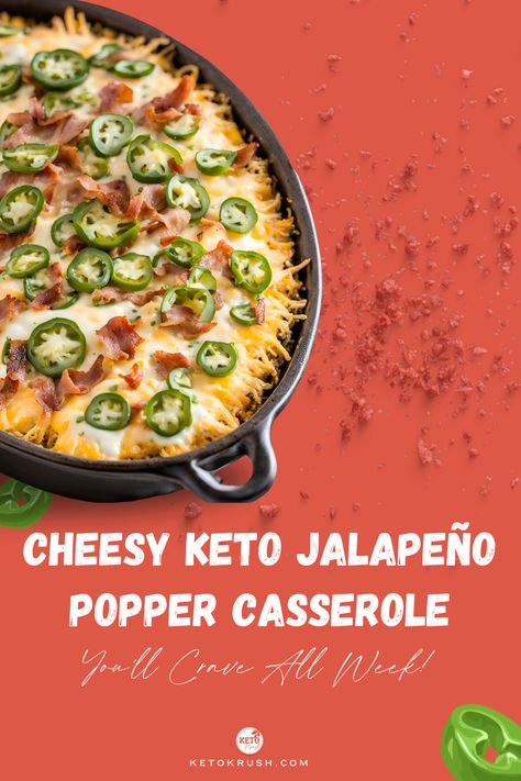 This Keto Jalapeño Popper Casserole is creamy, cheesy, and packed with flavor! Loaded with spicy jalapeños, crispy bacon, and low-carb ingredients, it's perfect for a weeknight dinner or meal prep. Get ready to enjoy a Keto twist on a comfort food favorite!


#KetoCasserole #LowCarbDinner #SpicyKeto



https://ketokrush.com/keto-jalapeno-popper-casserole-a-flavorful-low-carb-delight/ Jalapeno Popper Casserole, Popper Casserole, Keto Jalapeno, Keto Chicken Salad, Bacon Quiche, Low Carb Vegetarian Recipes, Jalapeno Popper, Hamburger Meat Recipes, Low Carb Vegetarian