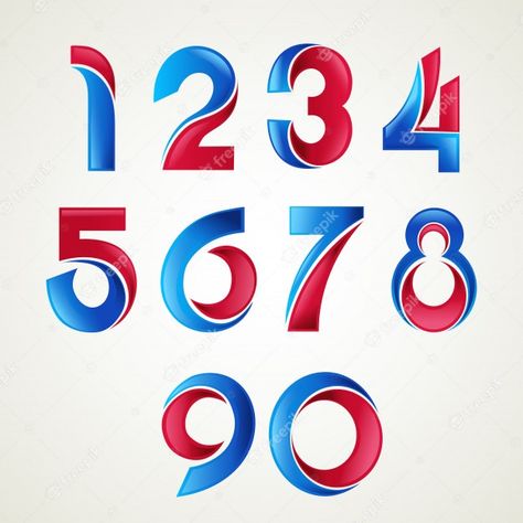 Number Logo Design, Numbers Logo, Number Icons, Numbers Typography, Logo Design Agency, Number Graphic, Christian Graphics, Number Logo, 달력 디자인