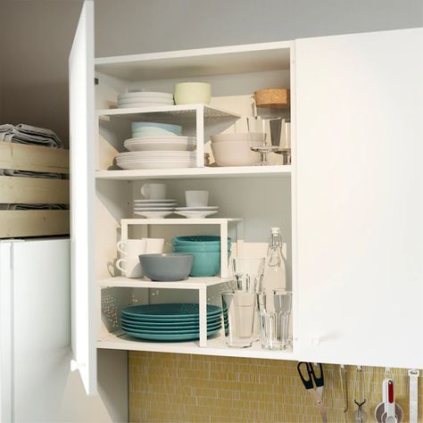 A shared kitchen for roommates - IKEA Kitchen Wall Storage Ideas Ikea Hacks Open Shelving, Kitchen Cubby Ideas, Kitchen Cubby, Cubby Diy, Florida Retirement, Cubby Wall, Cubby Ideas, Small Kitchen Renovations, Kitchen Ideals