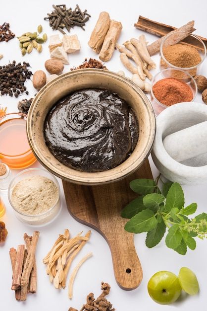 Ayurvedic chyawanprash is a powerful imm... | Premium Photo #Freepik #photo #ayurvedic-medicine #alternative-medicine #ayurveda #ayurvedic Alternative Medicine, Medicine Alternative, Moody Background, Ancient Ayurveda, Antique Bowl, Natural Health Supplements, Immunity Booster, Ayurvedic Medicine, Desktop Pictures