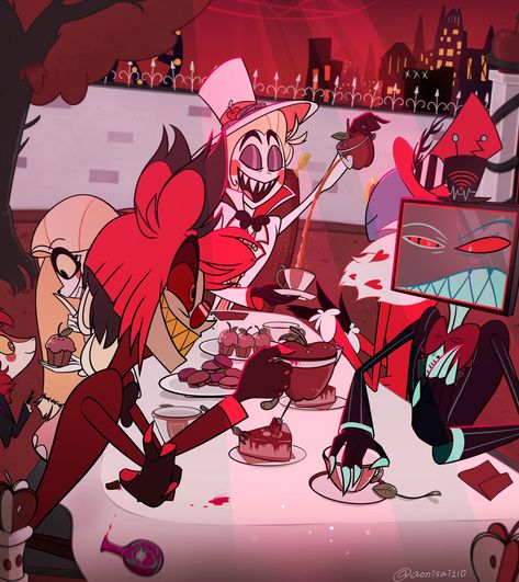 Apple Tea, Hazbin Hotel Charlie, Hotel Trivago, H Hotel, Monster Hotel, Alastor Hazbin Hotel, Vivziepop Hazbin Hotel, Hotel Art, Helluva Boss