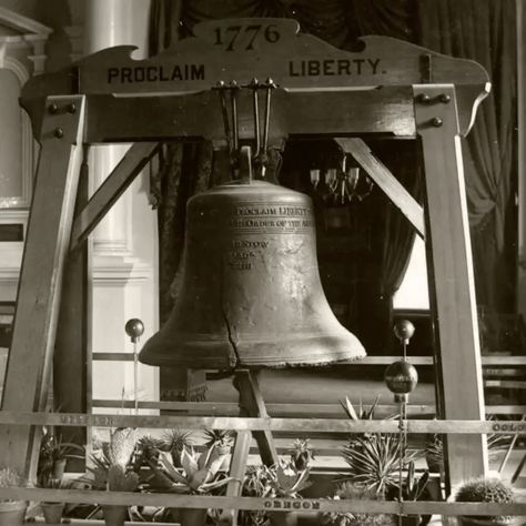 Stereoscopic History on Instagram: ““Old Liberty Bell's visit to the Columbian Exposition. It rang out the greatest Freedom the World ever knew.” On July 4, 1776, the…” Independence Hall Philadelphia, July 4 1776, Independence Hall, Sign Of The Cross, Liberty Bell, July 4, High Quality Art Prints, That Way, Giclee Print