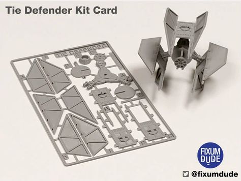 Tie Defender, Virtual Reality Art, Useful 3d Prints, 3d Printer Kit, Custom Computer, 3d Printer Designs, 3d Printing Diy, 3d Printed Objects, 3d Printing Projects