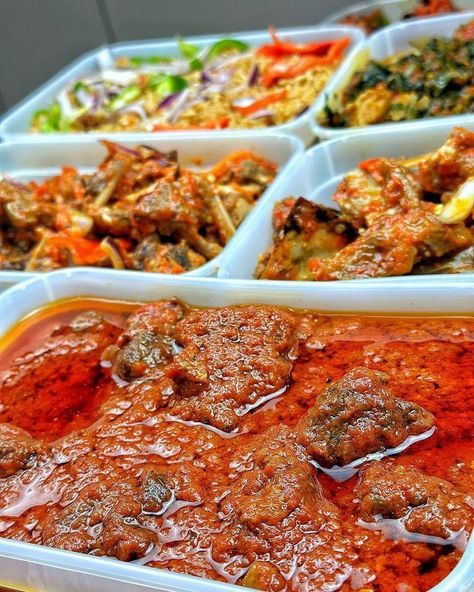 Order your SPREAD Now ✅ #nigeriansinuk Tastee9ja is here for those in the UK who are longing for authentic Nigerian dishes.💕💕💕🔥🔥🔥 Jollof Fried rice Ofada sauce Efo Riro Poundo Pepper Turkey wings Pepper fish Moinmoin elewe Goat meat Peppersoup 👍🏽😋 etc . Order link on bio or send a DM to 📷 @tastee9ja ••• Tastee9ja are here to satisfy that naija food craving , assignment understood!! ... Let's take your order , we deliver UK wide BOWLS, SMALL PARTIES •NEXT DAY DELIVERY •NO FREE DELIVE... Ofada Sauce, Efo Riro, Naija Food, Nigerian Dishes, Bible Quotes For Women, Nigerian Traditional Wedding, Turkey Wings, Goat Meat, Nigerian Food