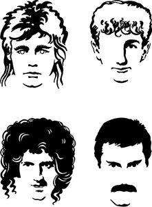 Queen Band Illustration, Queen Logo, Custom Couple Illustration, Bendy Y Boris, Roger Taylor Queen, Space Logo, Space Vector, Rock Queen, Space Drawings