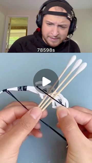 VORTEX | MAKING A BOW AND ARROW OUT OF FLOSS | Instagram How To Make Arrows For A Bow, Diy Bow And Arrow How To Build, How To Make A Bow And Arrow, Make Bow And Arrow, Diy Bow And Arrow, Bowen Arrow, Meditation Hand Positions, Bow And Arrow Target, Ranger Apprentice