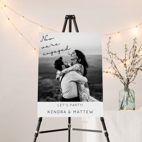 Welcome To Our Engagement, Small Engagement Party, White Engagement Party, White Orchids Wedding, Future Mr And Mrs, Backyard Engagement Parties, Engagement Party Planning, Photo Engagement, Engagement Signs