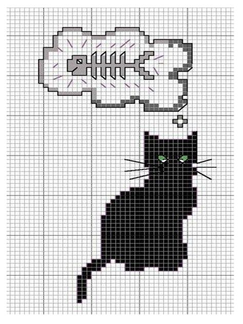 Schema punto croce : Il gatto Vogue Kids, Cat Cross Stitches, Cat Cross Stitch Pattern, Cat Cross Stitch, Cross Stitch Animals, Tapestry Crochet, Knitting Charts, Crochet Cat, A Cross