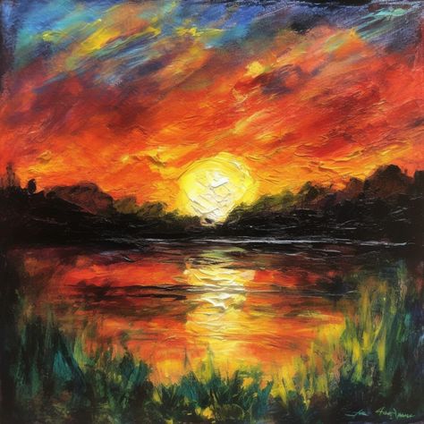 This beautiful oil pastel drawing captures the vibrant colors and dynamic light of a summer sunset. The bold and expressive strokes of the artist bring the scene to life, with hues of orange, pink, and yellow blending together in the sky. The artwork is perfect for anyone who loves nature and wants to bring a touch of warmth and beauty into their home. The pastel drawing has been created using high-quality materials, ensuring that it will last for years to come. Oil Pastel Landscape, Canvas Painting Quotes, Drawing Sunset, Chalk Pastel Art, Dynamic Light, Oil Pastel Colours, Oil Pastels Painting, Pastel Sunset, Pastel Artwork