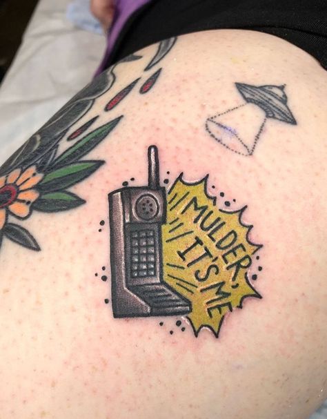 X-FILES Tattoo // by @megan_massacre on Instagram X Files Tattoo Small, Xfiles Tattoo Small, Xfiles Tattoo, X Files Tattoo, Tattoo Small, X Files, Flash Tattoo, Digital Media, Jesus Fish Tattoo