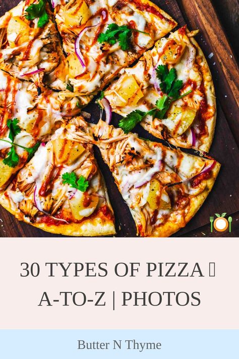 Explore different types of pizza recipes from around the world. From Neapolitan to Tarte Flambée, learn about all the delicious varieties. pizzas typesof pizza Different Types Of Pizza, Pizza Type Recipes, Make Homemade Pizza, Pizza Easy, Best Homemade Pizza, Types Of Pizza, California Pizza, Seasoned Veggies, Easy Homemade Pizza