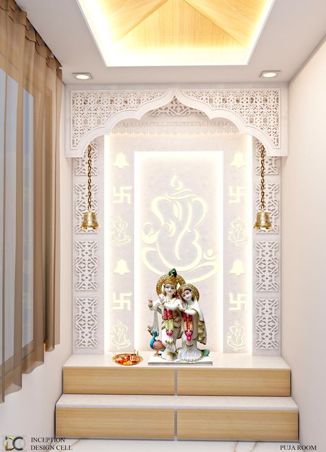 Temple Room, Café Design, Mandir Design, Temple Design For Home, Be Design, Pooja Room Door Design, Ceiling Design Living Room, Pooja Room Design, Room Door Design