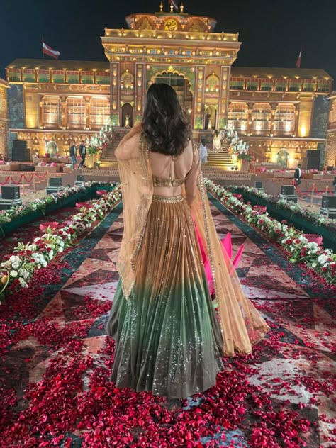 Lehnga Photoshoot Poses, Indian Wedding Reception Outfits, Indian Bridesmaid Dresses, Simple Lehenga, Indian Outfits Lehenga, Casual Indian Fashion, Desi Aesthetic, Long Dress Design, Indian Dresses Traditional