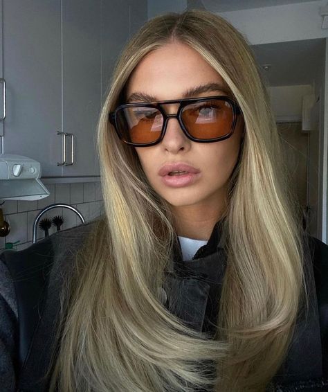 VEHLA EYEWEAR on Instagram: “@idasjunnesson wearing the Dixie in Choc Tort/Cinnamon 🕶 #vehlaeyewear” Lagertha Hair, Mode Dope, Blonde Hair Inspiration, Blonde Hair Looks, Long Blonde, Good Hair Day, Hair Today, Looks Style, Hair Dos