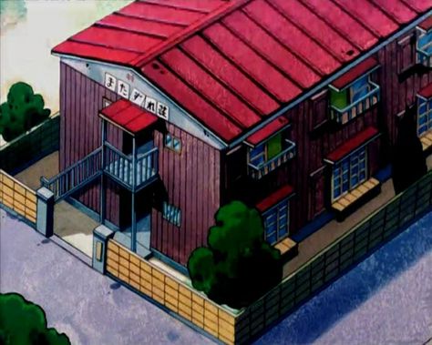 Shinchan House, Nohara Family, Stylized House, Dirty Room, Blue Curtains, Crayon Shin Chan, New Neighbors, Shin Chan, New York Apartment