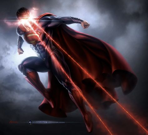 BATMAN VS. SUPERMAN Shoots This Weekend in Los Angeles — GeekTyrant Superman Shot, Superman Suit, Laser Eyes, Superman Henry Cavill, Batman Christian Bale, Superman Wallpaper, Superman Man Of Steel, Superman Art, Superman Comic